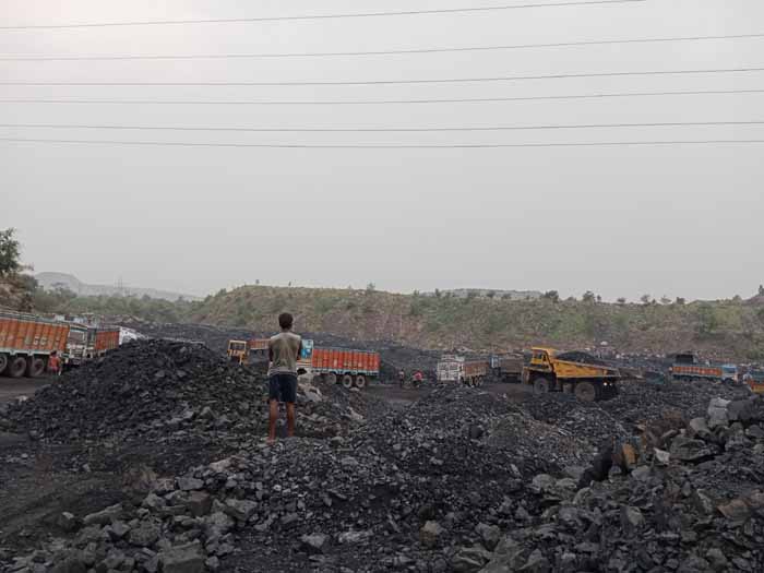Jharia coal mining area in Dhanbad district of Jharkhand. Photo: Rahul Singh.